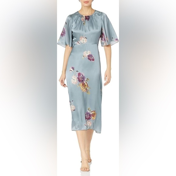 Rebecca Taylor floral silk dress